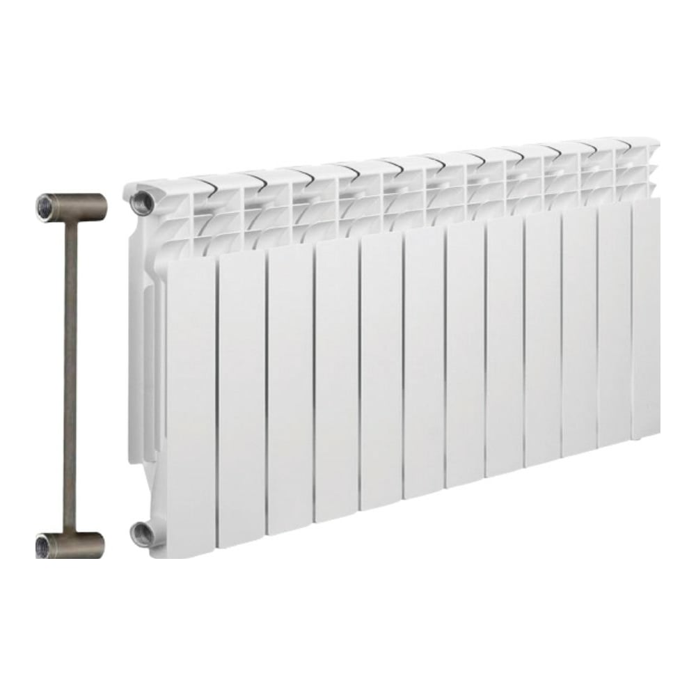 Биметаллический радиатор отопления Solur PRESTIGE 12 секций BMET12 ...