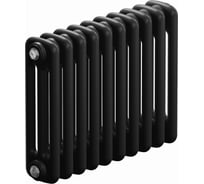 Радиатор трубчатый RIFAR TUBOG Ventil 3037 DV1 Антрацит 10 секций, нижнее подключение TUB 3037-10-DV1-AN