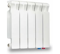 Радиатор секционный RIFAR MONOLIT VENTIL, MN-350-09-VR, цвет-RAL 9016 белый R-MN-350-09-VR