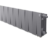 Радиатор биметаллический Royal Thermo PianoForte 200 Серебристый VR80- 14 секц. НС-1682316