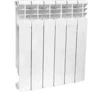 Биметаллический радиатор секционный STI RUS (F) 500/80 10 секций (цвет - белый), D220-00298