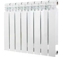 Биметаллический радиатор секционный STI RUS (F) 500/100 4 секции (цвет - белый), D220-00295