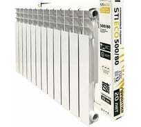 Радиатор алюминиевый секционный STI ECO RUS AL 500/80 12 секций (цвет - белый), D220-00174