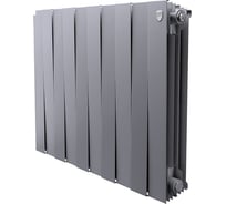 Радиатор биметаллический Royal Thermo PianoForte 500 Серебристый - 10 секц. НС-1682373