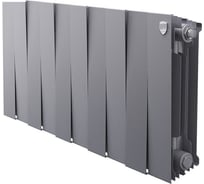 Радиатор биметаллический Royal Thermo PianoForte 300 Серебристый - 10 секц. НС-1682340