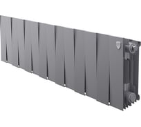 Радиатор биметаллический Royal Thermo PianoForte 200 Серебристый - 14 секц. НС-1682311