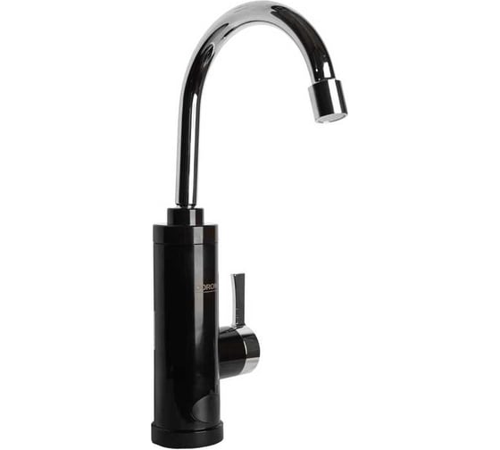 Кран-водонагреватель проточного типа черный Doron HF-010D, 3000 Вт, нагрев до 60°C 026773 1