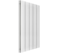 Радиатор отопления MIVARMO алюминиевый, вертикальный 5 секции, 1500 мм, белый, Multiflex правое MA5-1500-9016-MR
