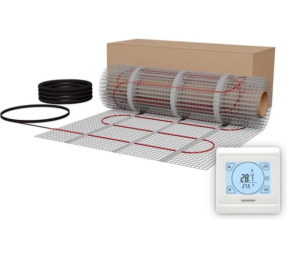 Комплект Теплый пол Мат СТН КМ Light - 600-4,0 -E91.716W Белый ККМL60040 E91.716W