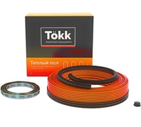 Кабель нагревательный Tökk Teflon, двухжильный, 20 Вт/м, 2400 Вт (120 м.п.) КабTokk_TF_120мп