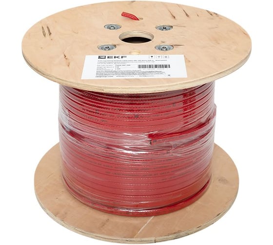 Саморегулирующийся нагревательный кабель EKF HSS-30F (30 Вт/м) 50 м, фторопласт HSS-30F-50