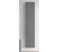 Вертикальный трубчатый радиатор отопления алюминиевый MIVARMO 4 секции, 2000 мм, серебро, Multiflex правое MB4-2000-9006-MR