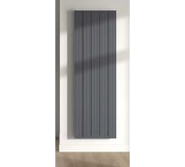 Вертикальный трубчатый радиатор отопления алюминиевый MIVARMO 5 секции, 1500 мм, графитовый серый, Multiflex левое MB5-1500-7024-ML