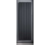 Вертикальный трубчатый радиатор отопления алюминиевый MIVARMO 5 секции, 1750 мм, графитовый серый, Multiflex правое MB5-1750-7024-MR