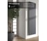 Вертикальный трубчатый радиатор отопления алюминиевый MIVARMO 5 секции, 1750 мм, графитовый серый, Multiflex левое MB5-1750-7024-ML 3