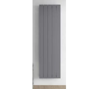 Вертикальный трубчатый радиатор отопления алюминиевый MIVARMO 5 секции, 1750 мм, серебро, Multiflex левое MB5-1750-9006-ML