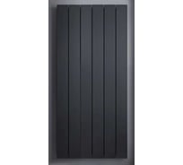 Вертикальный трубчатый радиатор отопления алюминиевый MIVARMO 6 секции, 1500 мм, графитовый серый, Multiflex правое MB6-1500-7024-MR