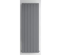 Вертикальный трубчатый радиатор отопления MIVARMO алюминиевый, 6 секций, RAL 9006 (серебристый матовый), 150 см MB6-1500-9006
