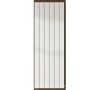 Вертикальный трубчатый радиатор отопления MIVARMO алюминиевый, 6 секций, RAL 9016 (белый матовый),150 см MB6-1500-9016