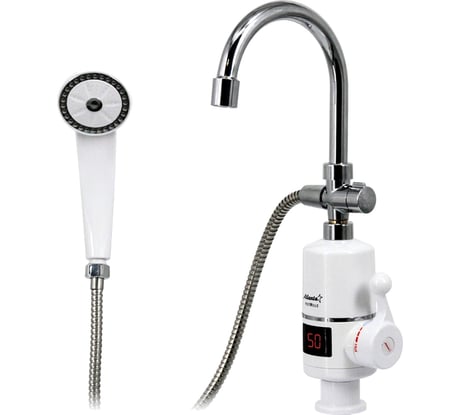 Водонагреватель с душем Atlanta ATH-7423 white