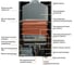 Газовый проточный водонагреватель E8tempo (Серое стекло) E8WBY24 7