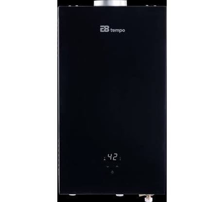 Газовый проточный водонагреватель E8tempo (Чёрное стекло) E8WCY24