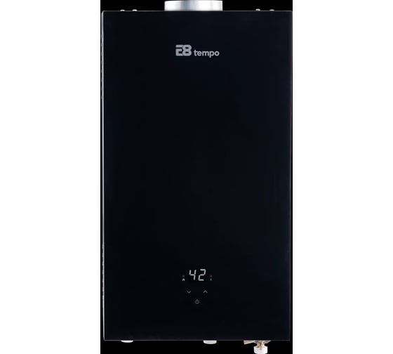 Газовый проточный водонагреватель E8tempo (Чёрное стекло) E8WCY24