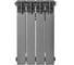 Радиатор биметаллический STOUT SRB-3320-050004 7024 TITAN VENTIL 500 4 секции RG009457RS23VI 2
