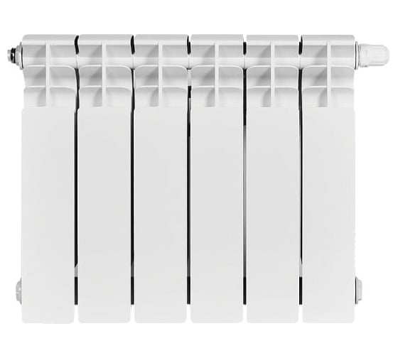 Радиатор биметаллический STOUT SRB-3320-035006 7024 TITAN VENTIL 350 6 секций RG009457RS3J7P