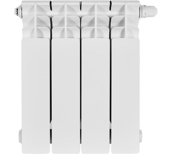 Радиатор биметаллический STOUT SRB-3320-035004 7024 TITAN VENTIL 350 4 секции RG009457RS3CFO