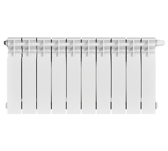 Радиатор биметаллический STOUT SRB-3320-035010 7024 TITAN VENTIL 350 10 секций RG009457RS42FR