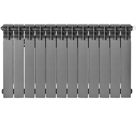 Радиатор биметаллический STOUT SRB-3320-050012 7024 TITAN VENTIL 500 12 секций RG009457RS2VNM