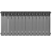 Радиатор биметаллический STOUT SRB-3320-050014 7024 TITAN VENTIL 500 14 секций RG009457RS35VN