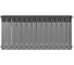 Радиатор биметаллический STOUT SRB-3320-050014 7024 TITAN VENTIL 500 14 секций RG009457RS35VN 1