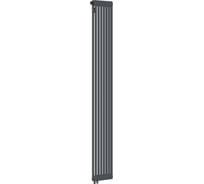 Стальной трубчатый радиатор Kohr Heim 2180/07 секций H01 с нижним подключением графит RAL7024 SRC01-2180/07H01GG