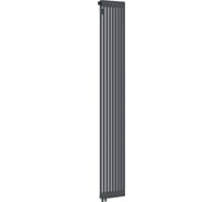 Стальной трубчатый радиатор Kohr Heim 2180/08 секций H01 с нижним подключением графит RAL7024 SRC01-2180/08H01GG