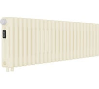 Стальной трубчатый радиатор Kohr Heim 3030/24 секции H01 с нижним подключением крем RAL9001 SRC01-3030/24H01CW