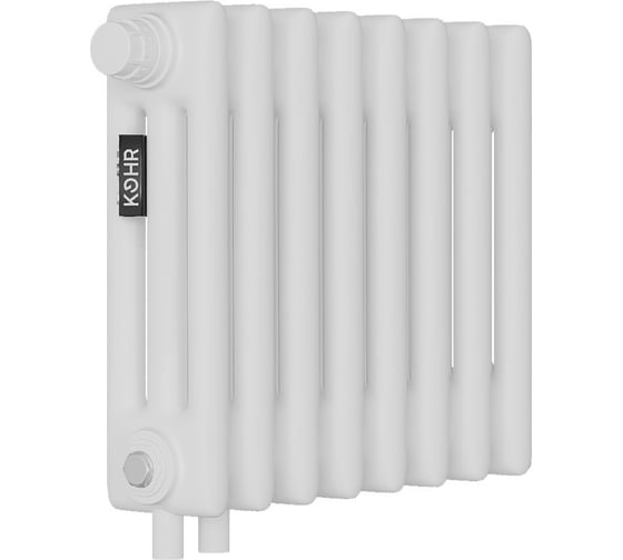 Стальной трубчатый радиатор Kohr Heim 3030/08 секций H01 с нижним подключением SRC01-3030/08H01