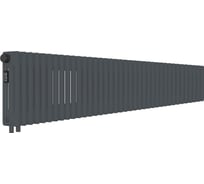 Стальной трубчатый радиатор Kohr Heim 3030/38 секций H01 с нижним подключением графит RAL7024 SRC01-3030/38H01GG