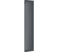 Стальной трубчатый радиатор Kohr Heim 2180/12 секций с боковым подключением 3/4 графит RAL7024 SRC01-2180/12GG