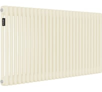 Стальной трубчатый радиатор KOHR Heim 2050/28 секций с боковым подключением 3/4 крем RAL9001 SRC01-2050/28CW