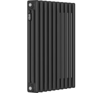 Стальной трубчатый радиатор KOHR Heim 3057/10 секций с боковым подключением 3/4 черный SRC01-3057/10DB