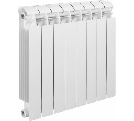 Биметаллический радиатор Global STYLE PLUS 500 8 секции, боковое подключение RG008UNRBGITM1 1