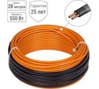 Двухжильный теплый пол в стяжку TDM ELECTRIC ПРОФИ, 28 м, 550 Вт, S укладки 3,2-4,6 м², SQ2501-0016