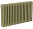 Трубчатый радиатор Теплофорт 7 секций ТР 3040-7, БП 3/4, серо-бежевый 1