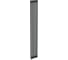 Трубчатый радиатор Теплофорт 11 секций ТР 2130-11, НП 1/2, антрацитово-серый 1