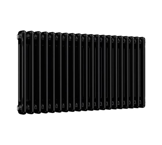 Трубчатый радиатор Теплофорт 4 секции ТР 2050-4, НП 1/2, черный