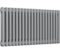 Трубчатый радиатор Теплофорт 45 секций ТР 2030-45, НП 1/2, ТВ, серо-алюминиевый