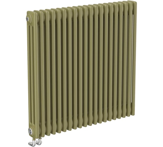 Трубчатый радиатор Теплофорт 25 секций ТР 3040-25, БП 3/4, серо-бежевый