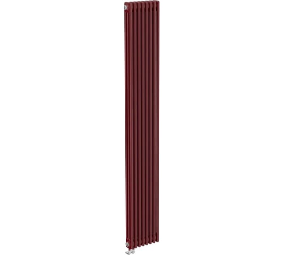 Трубчатый радиатор Теплофорт 9 секций ТР 3180-9, НП 1/2, ТВ, гранат